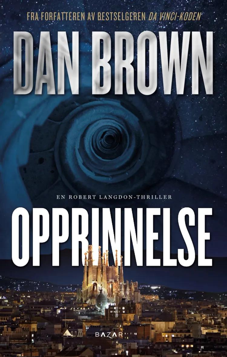 Omslag Opprinnelse av Dan Brown (Innbundet)