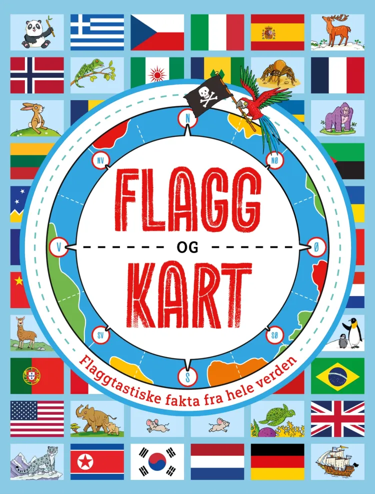 Omslag Flagg og kart av Joe Fullman (Innbundet)