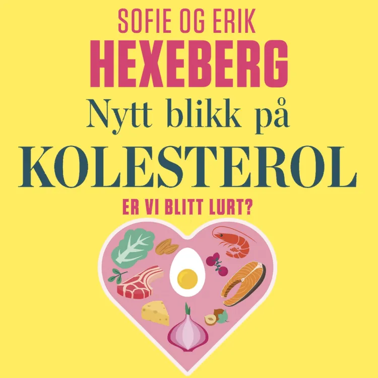 Omslag Nytt blikk på kolesterol - Er vi blitt lurt? av Erik Hexeberg og Sofie Hexeberg (Lydbok)