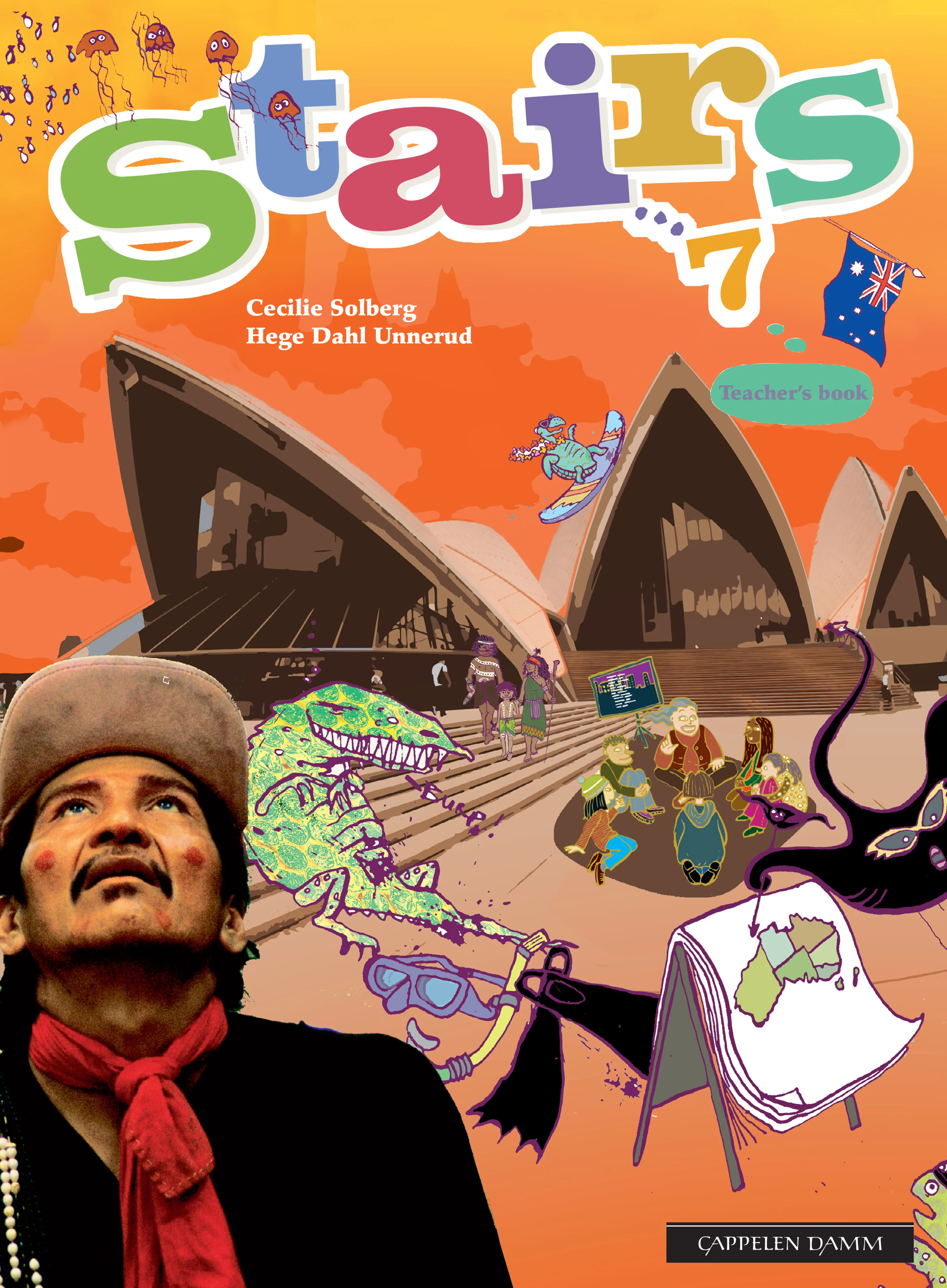 Omslag Stairs 7 Utgave 2 Teacher's Book av Cecilie Solberg og Hege Dahl Unnerud (Heftet)