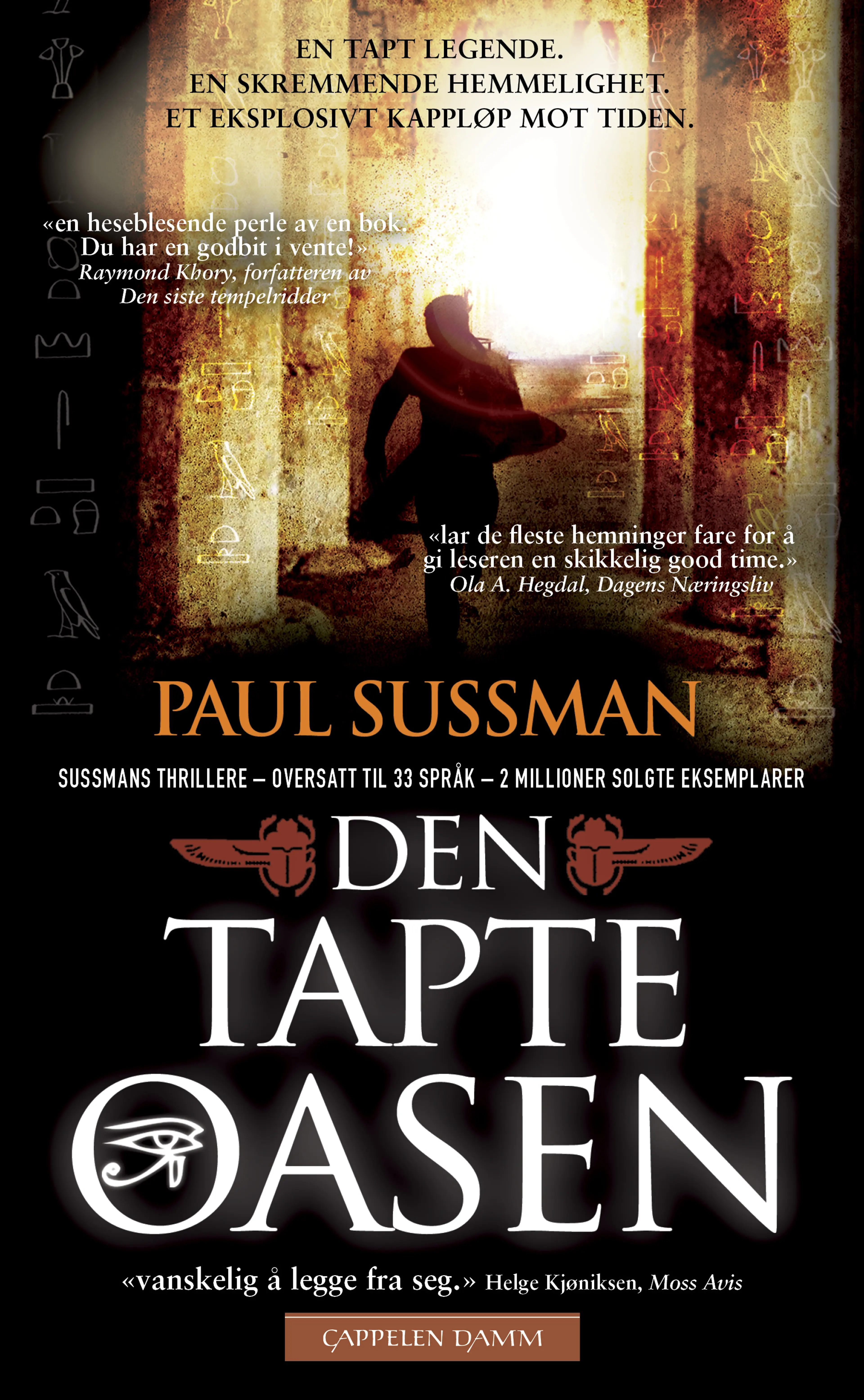 Omslag Den tapte oasen av Paul Sussman (Heftet)