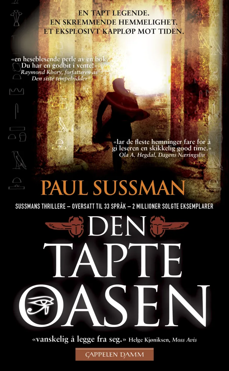 Omslag Den tapte oasen av Paul Sussman (Heftet)