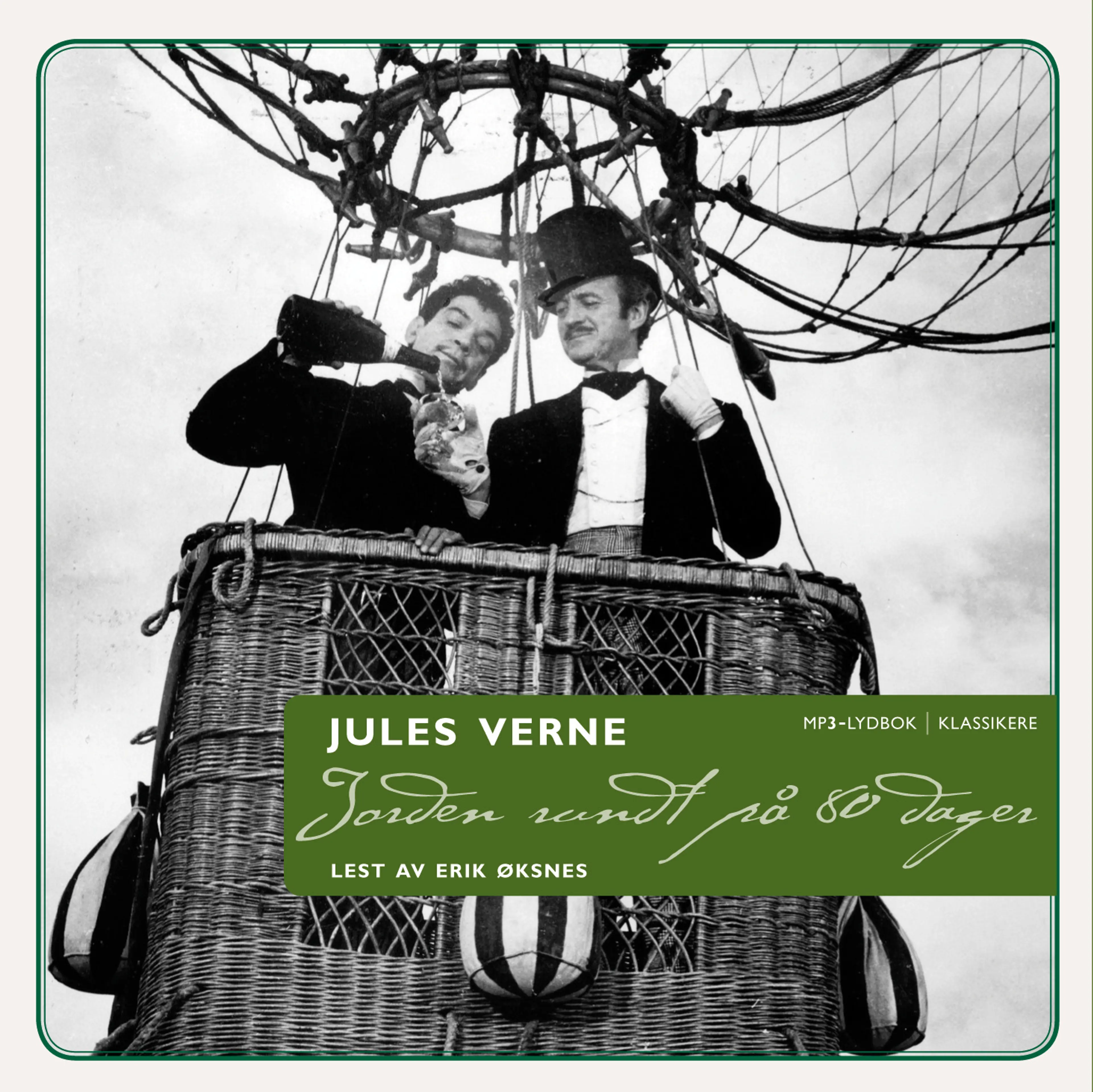 Omslag Jorden rundt på 80 dager av Jules Verne (CD)
