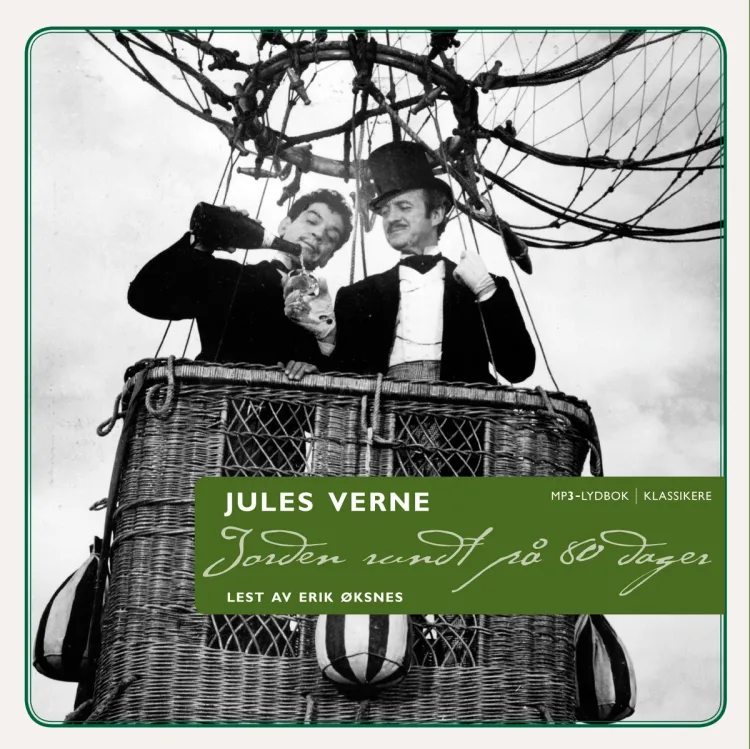 Omslag Jorden rundt på 80 dager av Jules Verne (CD)