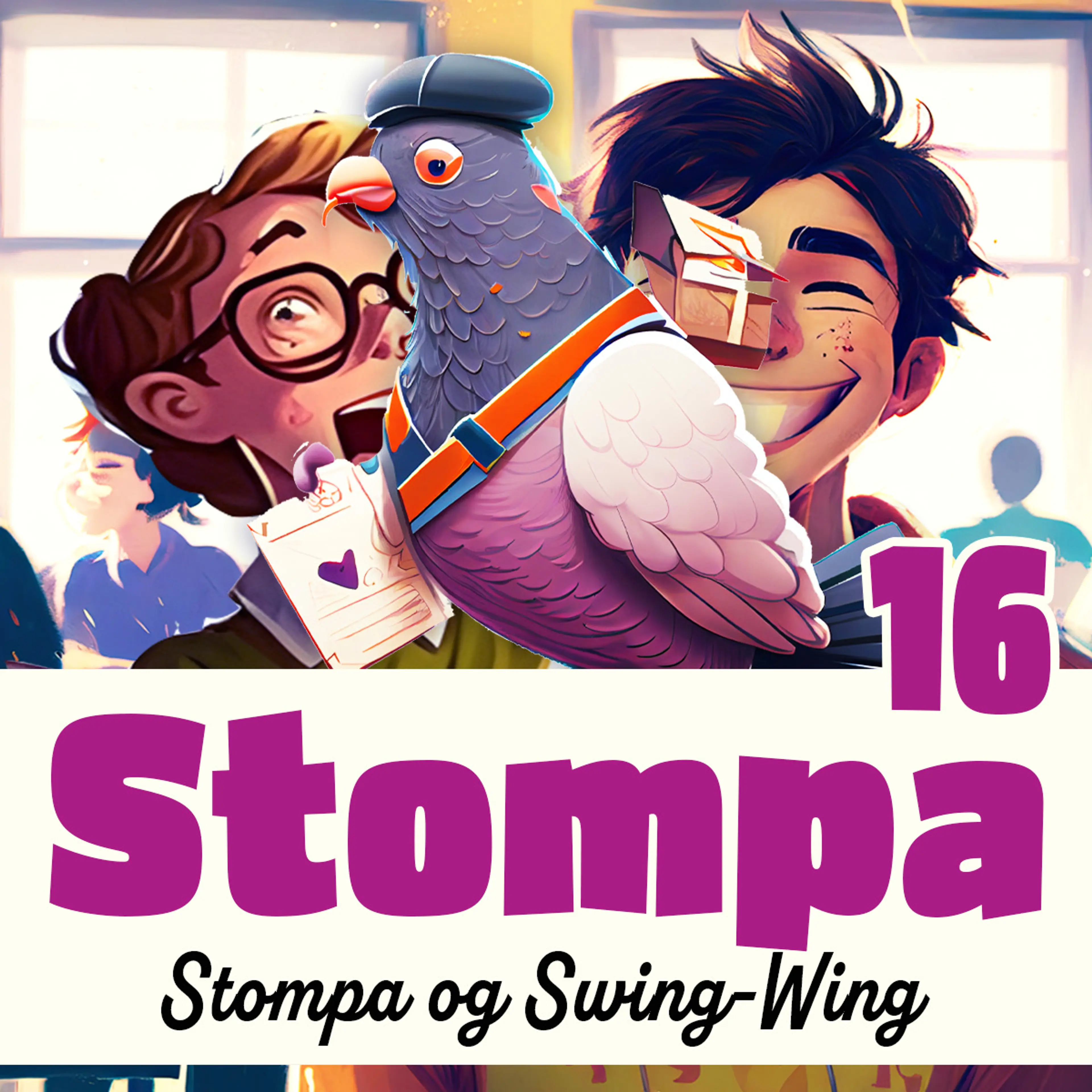 Omslag Stompa og Swing-Wing av Anthony Buckeridge (Lydbok)