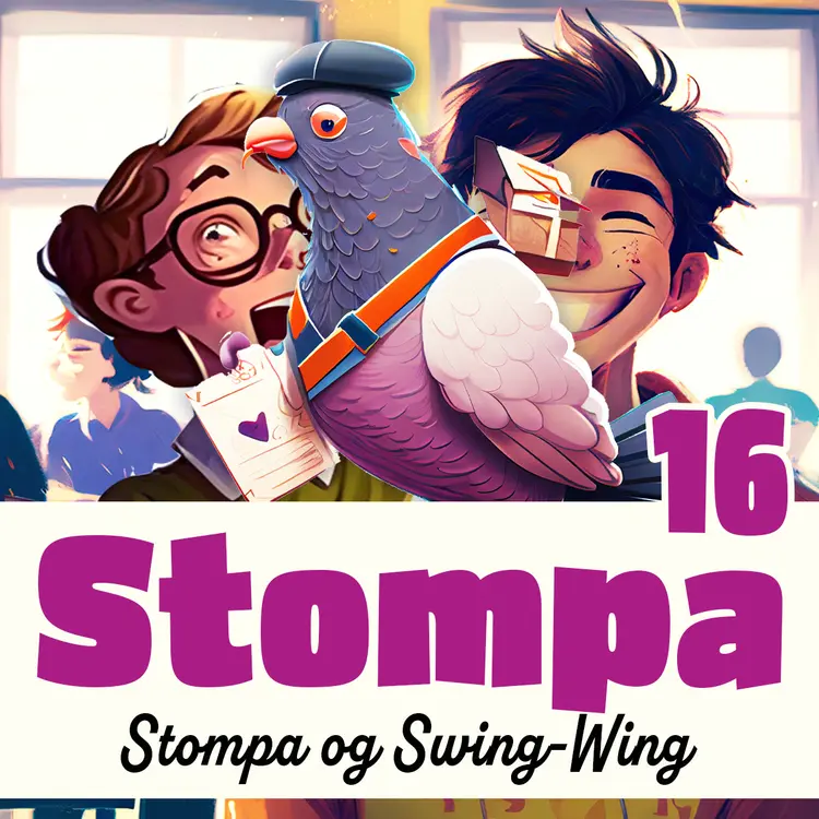Omslag Stompa og Swing-Wing av Anthony Buckeridge (Lydbok)