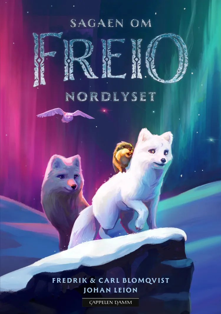 Omslag Sagaen om Freio 1: Nordlyset av Carl Blomqvist og Fredrik Blomqvist (Innbundet)