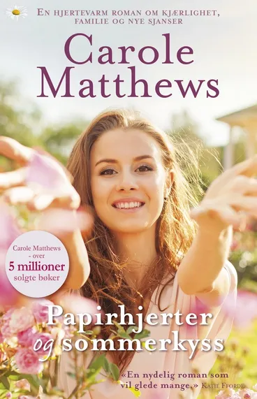 Omslag Papirhjerter og sommerkyss av Carole Matthews (Ebok)