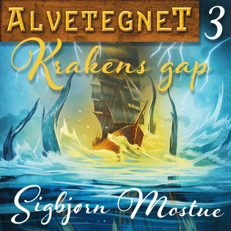 Omslag Krakens gap av Sigbjørn Mostue (Lydbok)