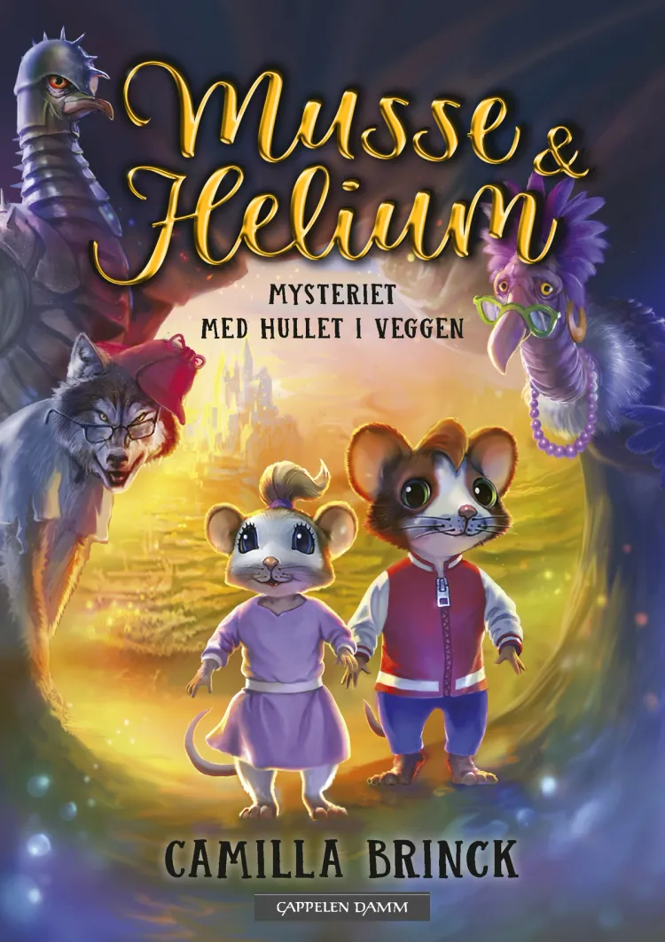 Omslag Musse & Helium 1 - Mysteriet med hullet i veggen av Camilla Brinck (Ebok)