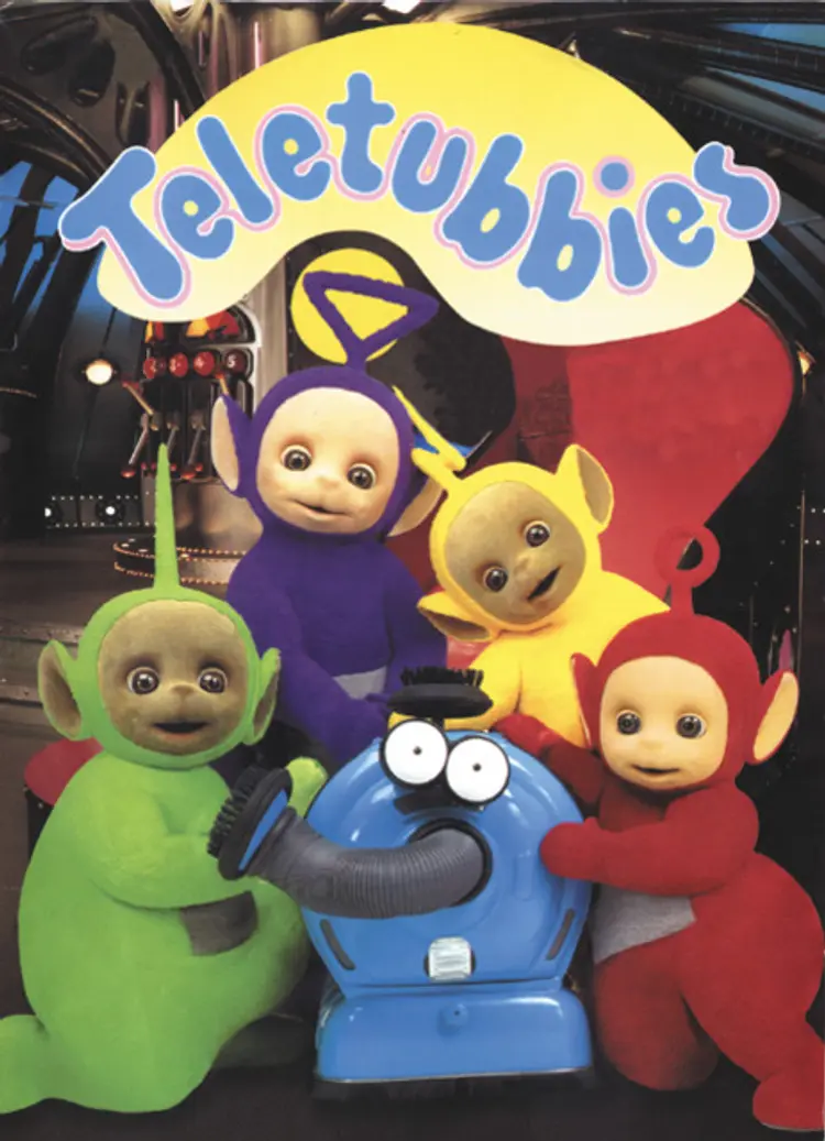 Omslag Teletubbies den store teletubbiesboken (Innbundet)