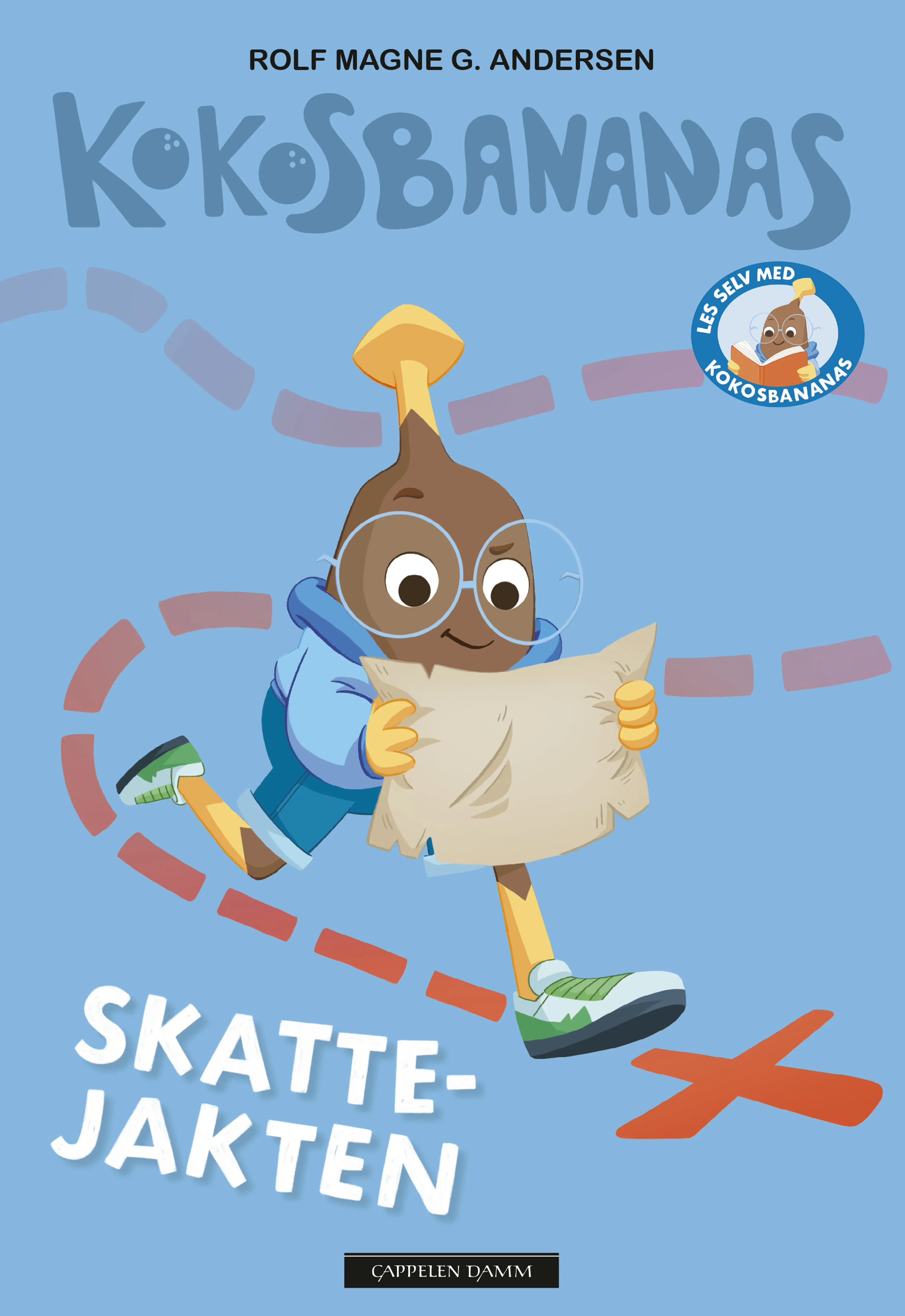 Omslag Les selv med Kokosbananas: Skattejakten av Rolf Magne G. Andersen (Innbundet)