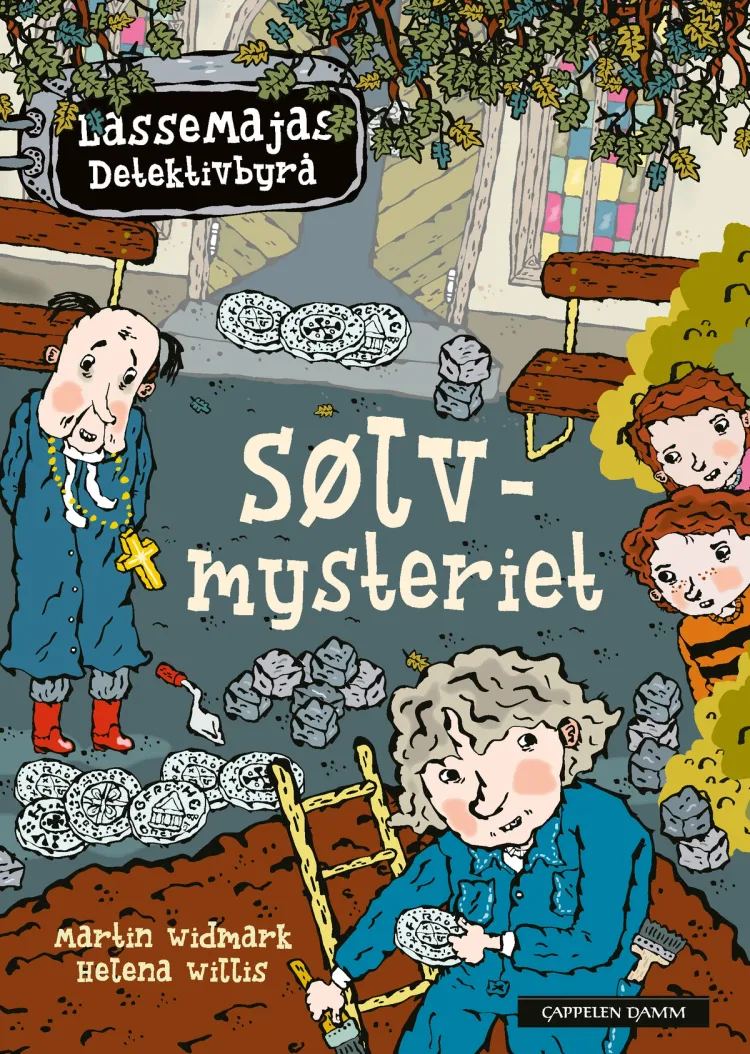 Omslag LasseMaja - Sølvmysteriet av Martin Widmark (Ebok)