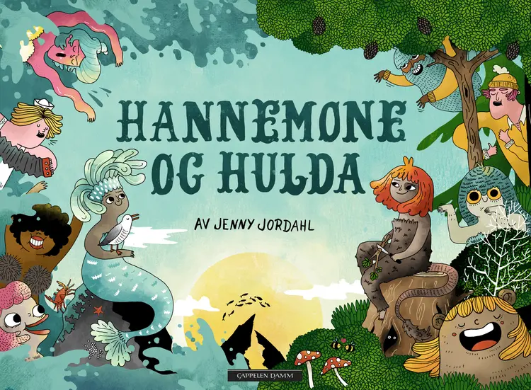 Omslag Hannemone og Hulda av Jenny Jordahl (Innbundet)