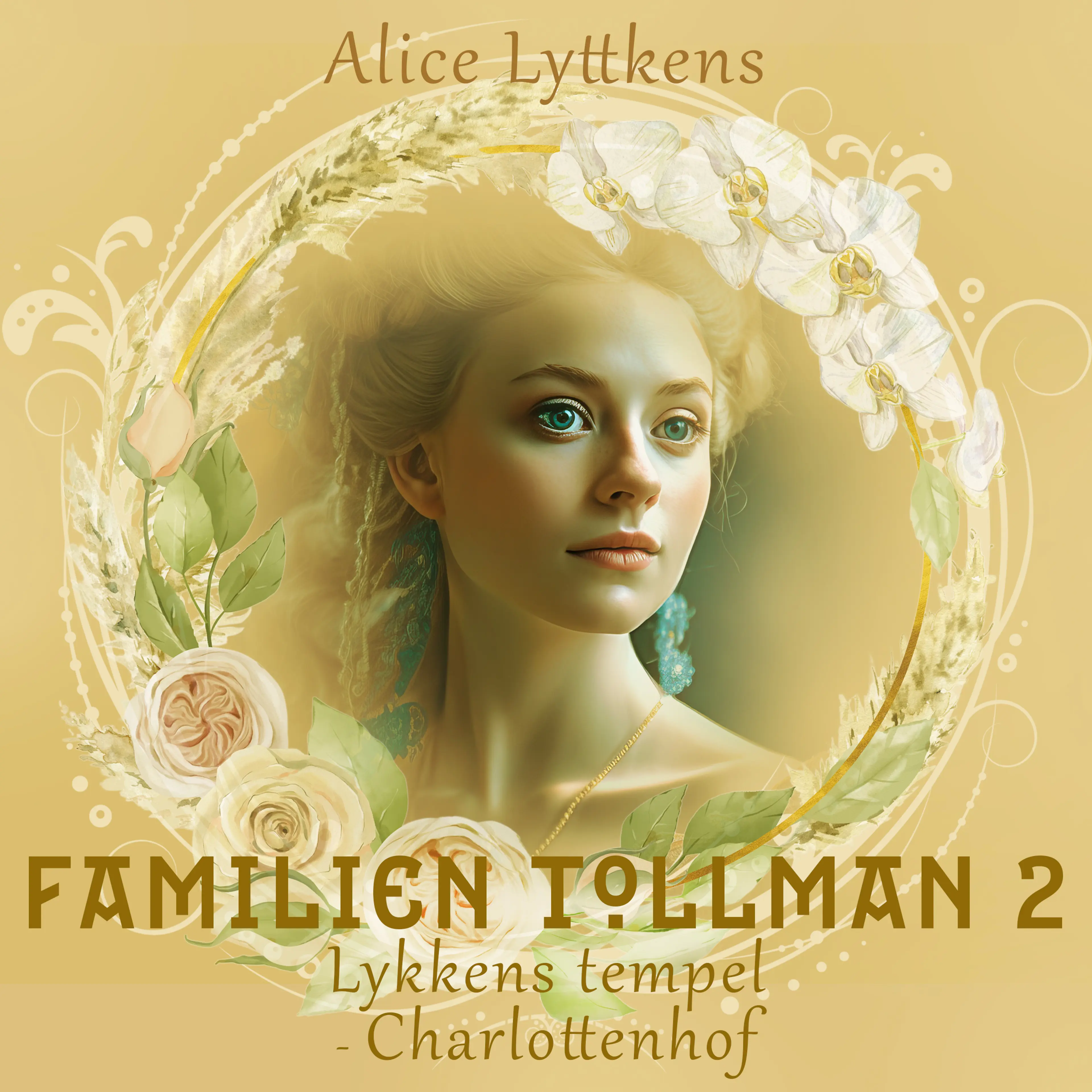 Omslag Lykkens tempel - Charlottenhof av Alice Lyttkens (Lydbok)