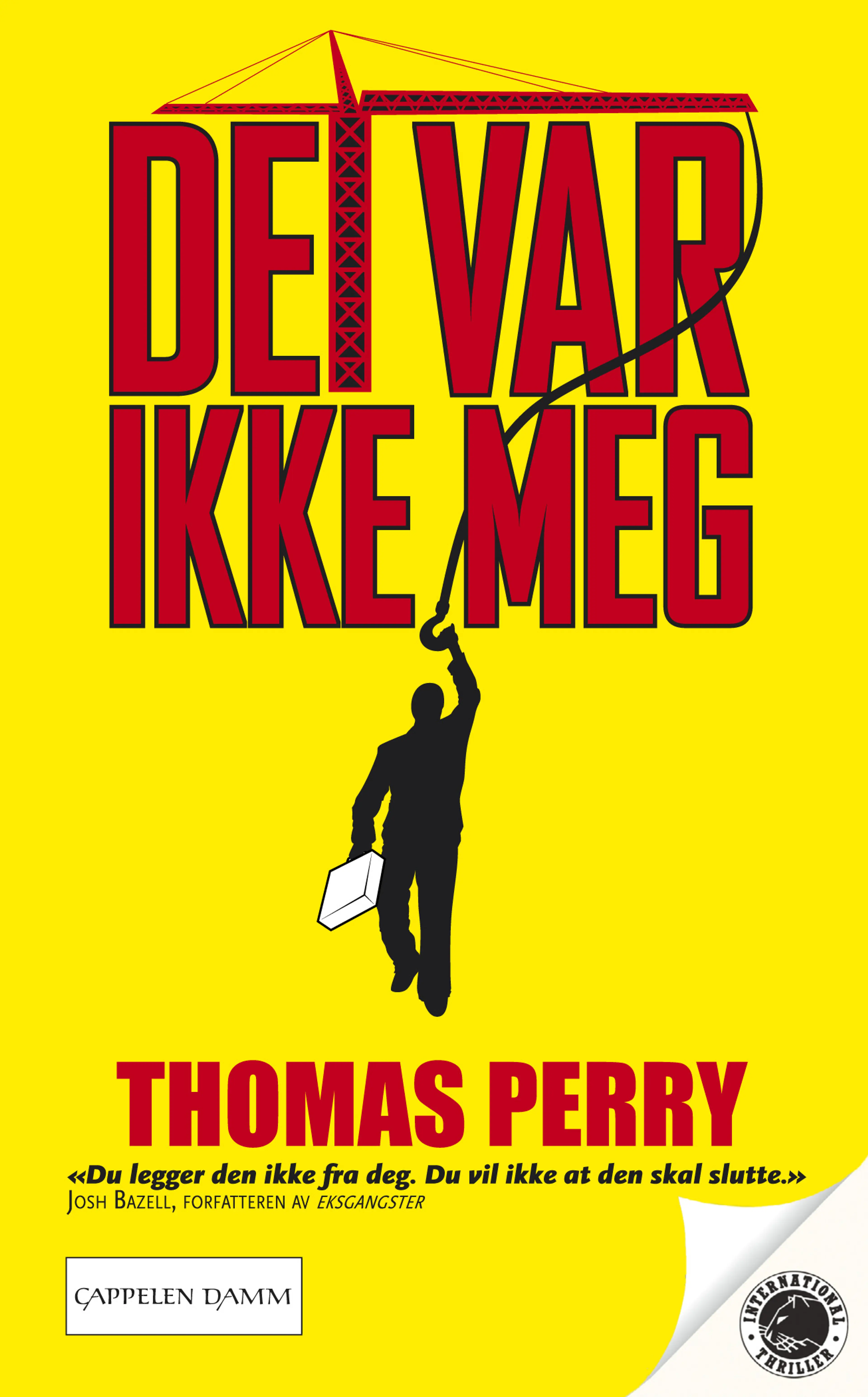 Omslag Det var ikke meg av Thomas Perry (Ebok)