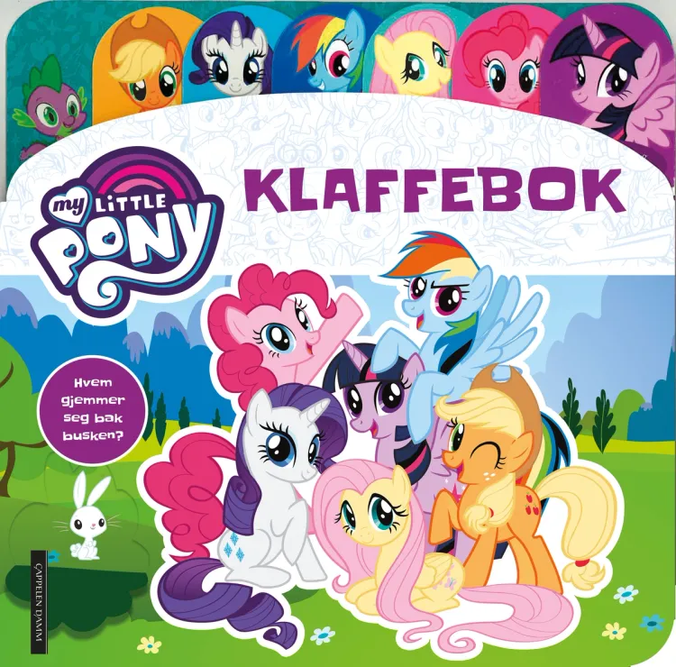 Omslag MY LITTLE PONY klaffebok (Innbundet)