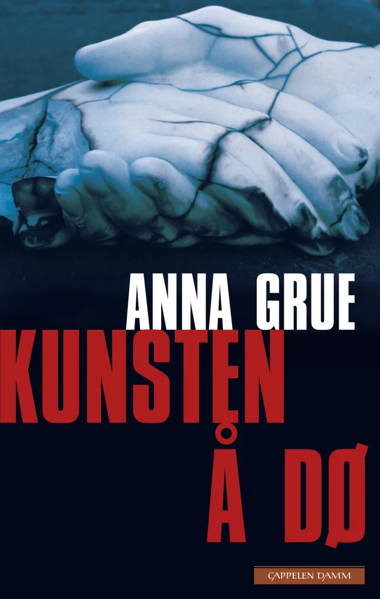 Omslag Kunsten å dø av Anna Grue (Innbundet)