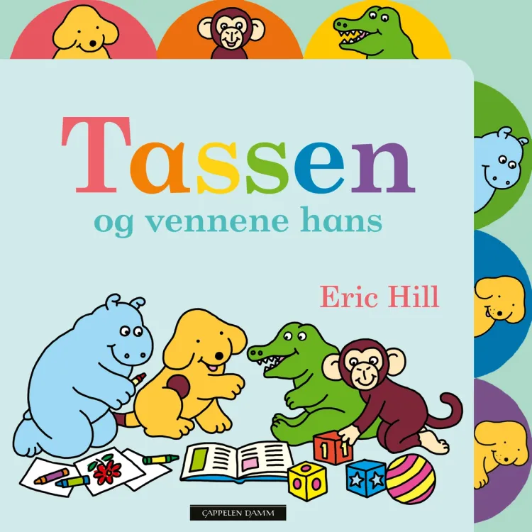 Omslag Tassen og vennene hans av Eric Hill (Innbundet)