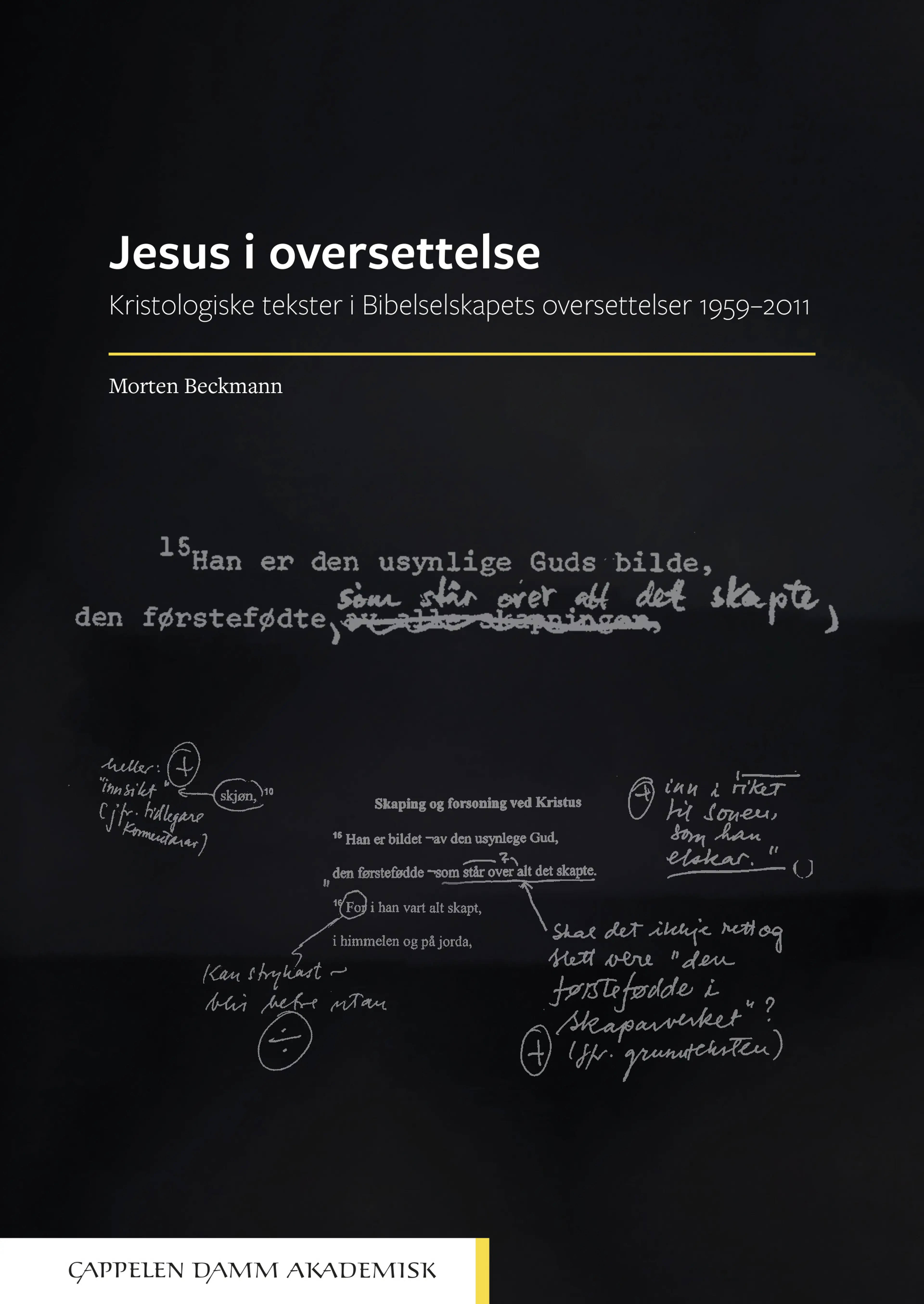Omslag Jesus i oversettelse av Morten Beckmann (Heftet)