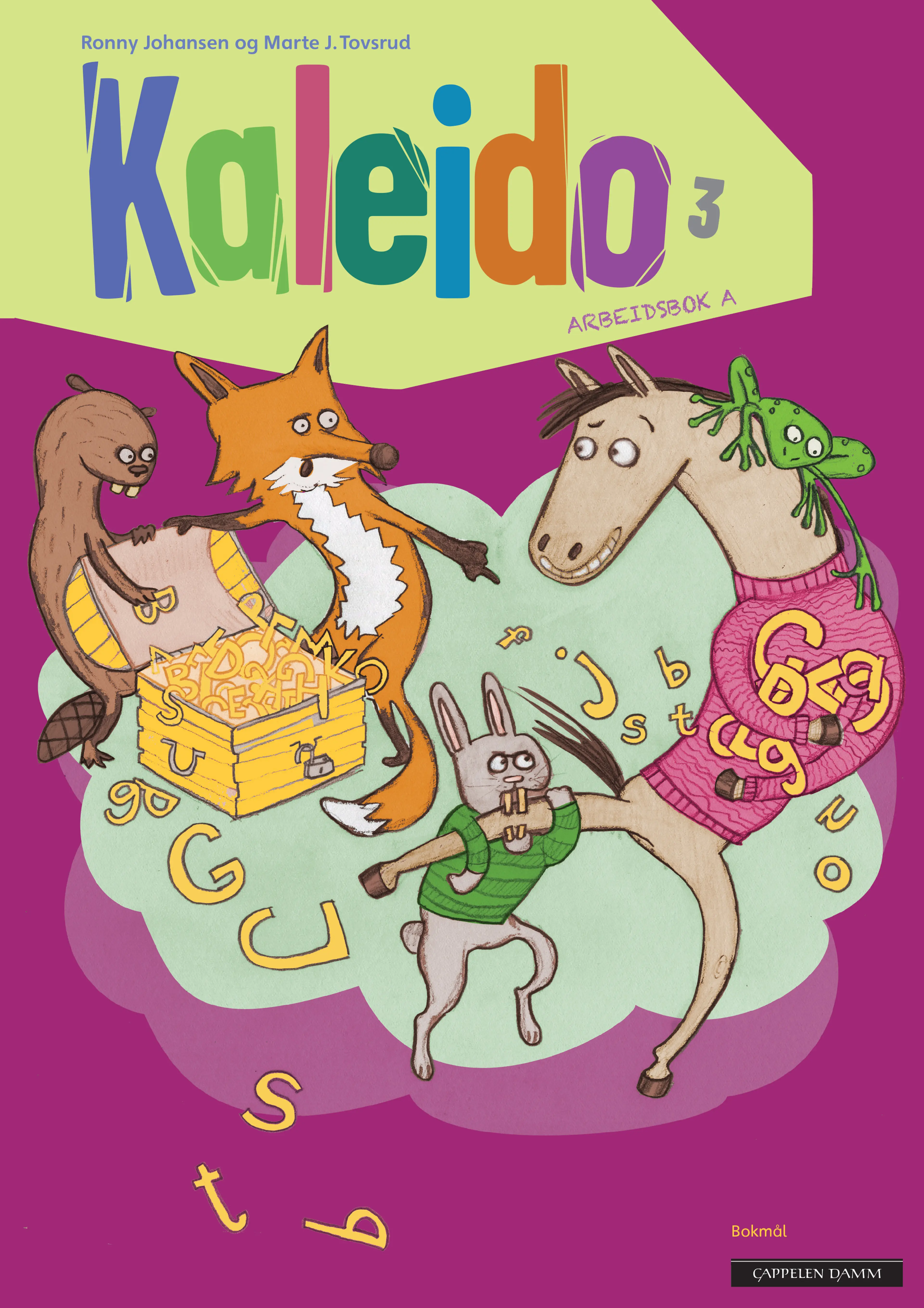 Omslag Kaleido 3 Arbeidsbok A av Ronny Johansen og Marte Jørgensen Tovsrud (Heftet)