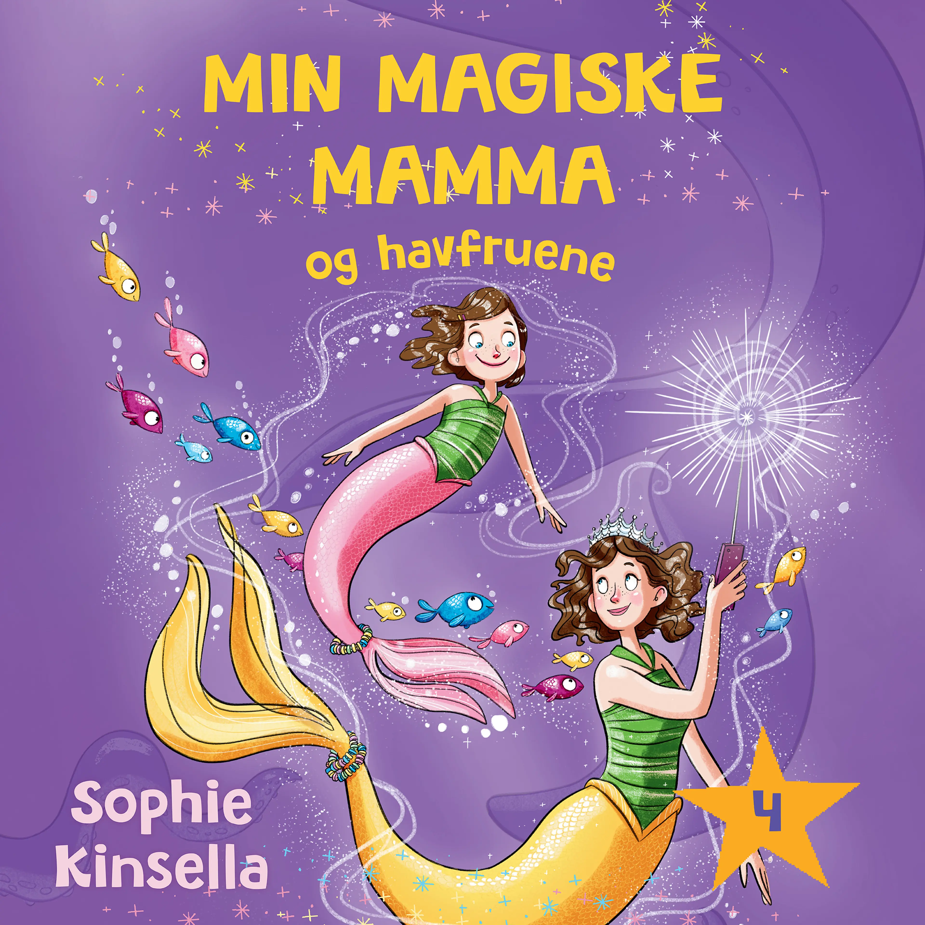 Omslag Min magiske mamma og havfruene av Sophie Kinsella (Lydbok)