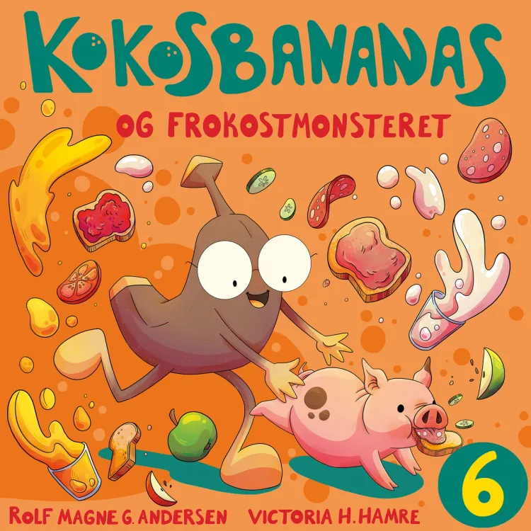 Omslag Kokosbananas og frokostmonsteret av Rolf Magne G. Andersen (Lydbok)