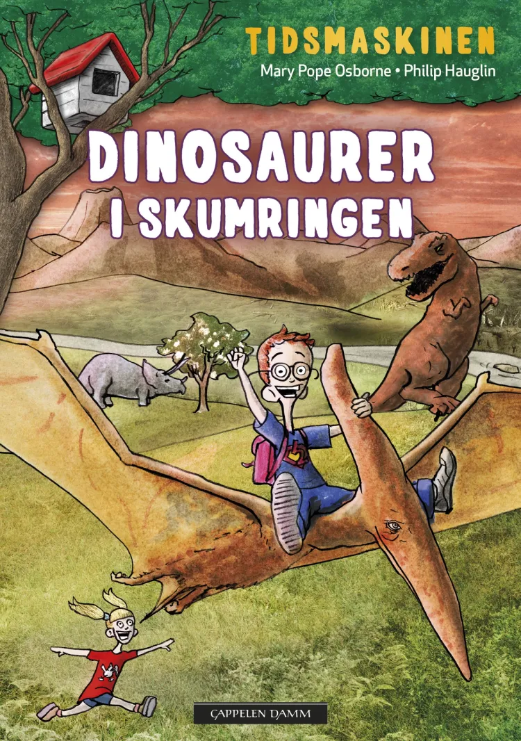 Omslag Dinosaurer i skumringen av Mary Pope Osborne (Innbundet)