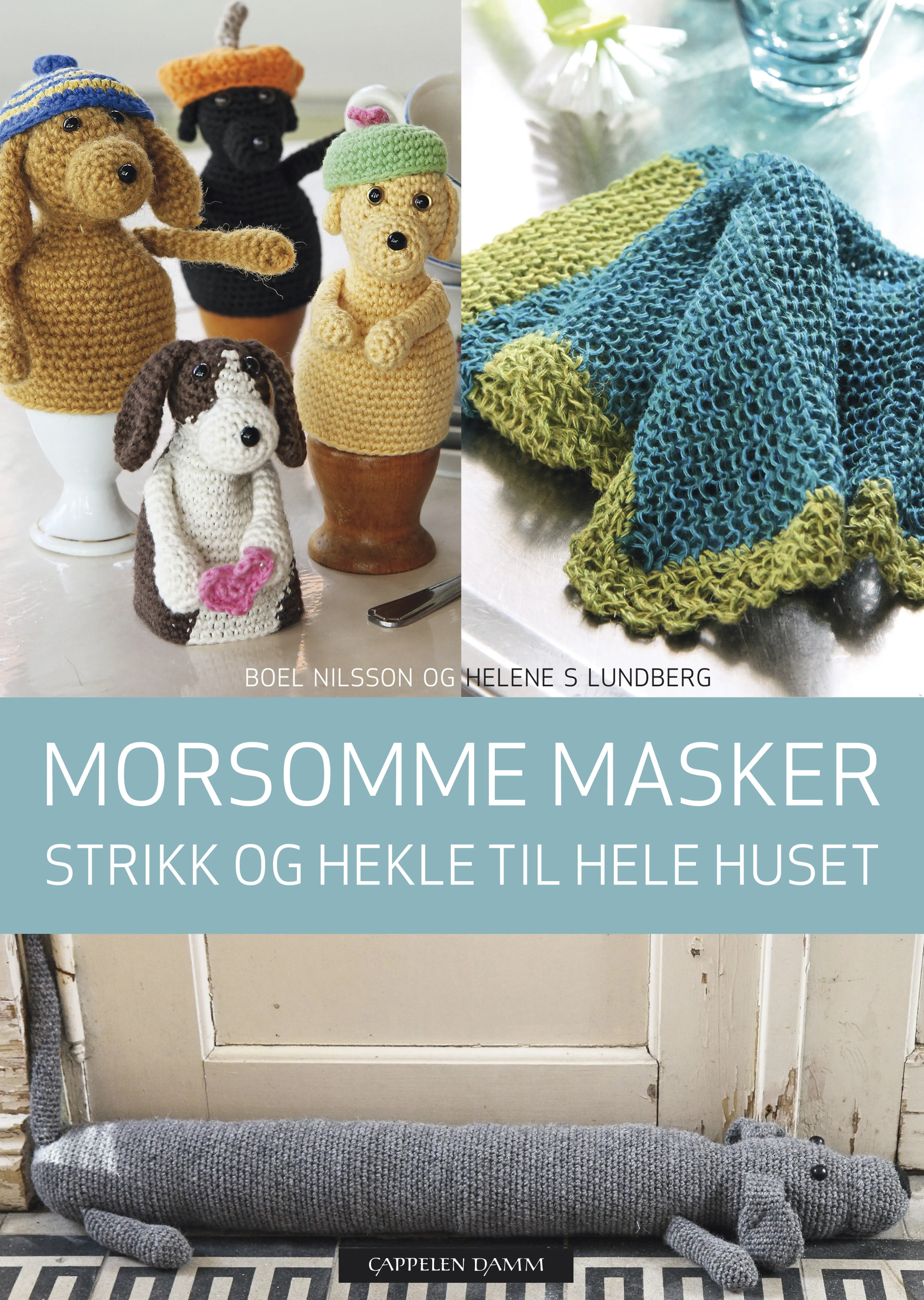 Omslag Morsomme masker av Helene S Lundberg og Boel Nilsson (Innbundet)