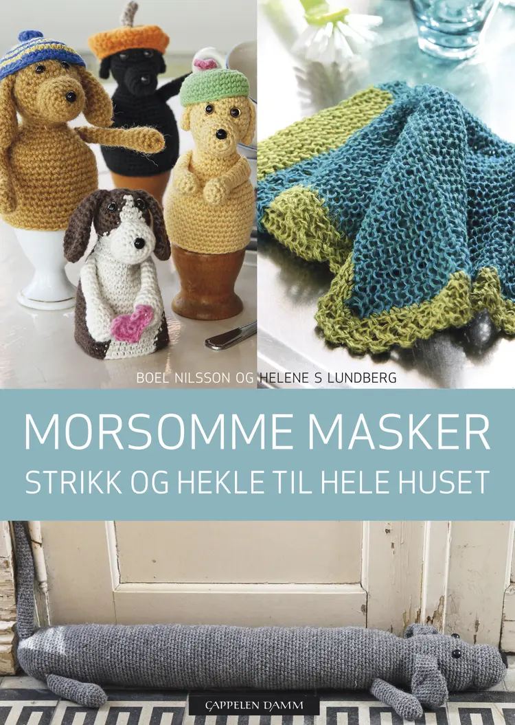 Omslag Morsomme masker av Helene S Lundberg og Boel Nilsson (Innbundet)