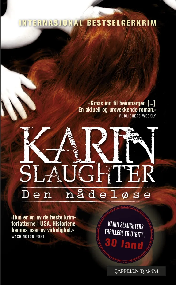 Omslag Den nådeløse av Karin Slaughter (Heftet)
