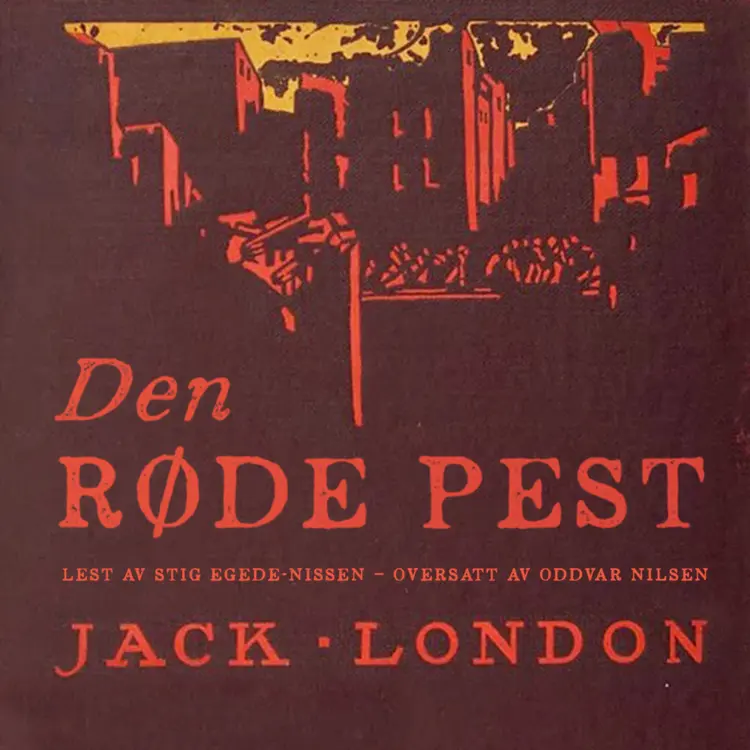 Omslag Den røde pest av Jack London (Lydbok)