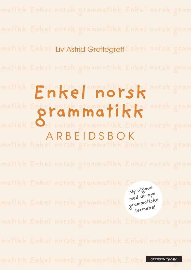 Omslag Enkel norsk grammatikk, arbeidsbok (Heftet)