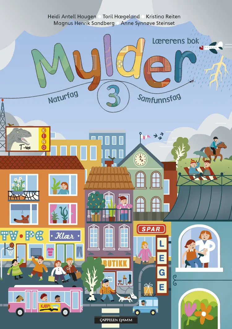 Omslag Mylder 3 Lærerens bok av Heidi Antell Haugen, Anna Kristina E. Reiten, Magnus Henrik Sandberg og Anne Synnøve Steinset (Ukjent)
