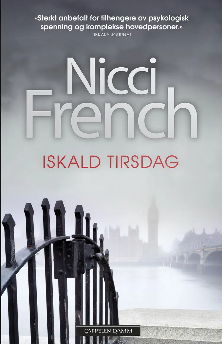 Omslag Iskald tirsdag av Nicci French (Heftet)