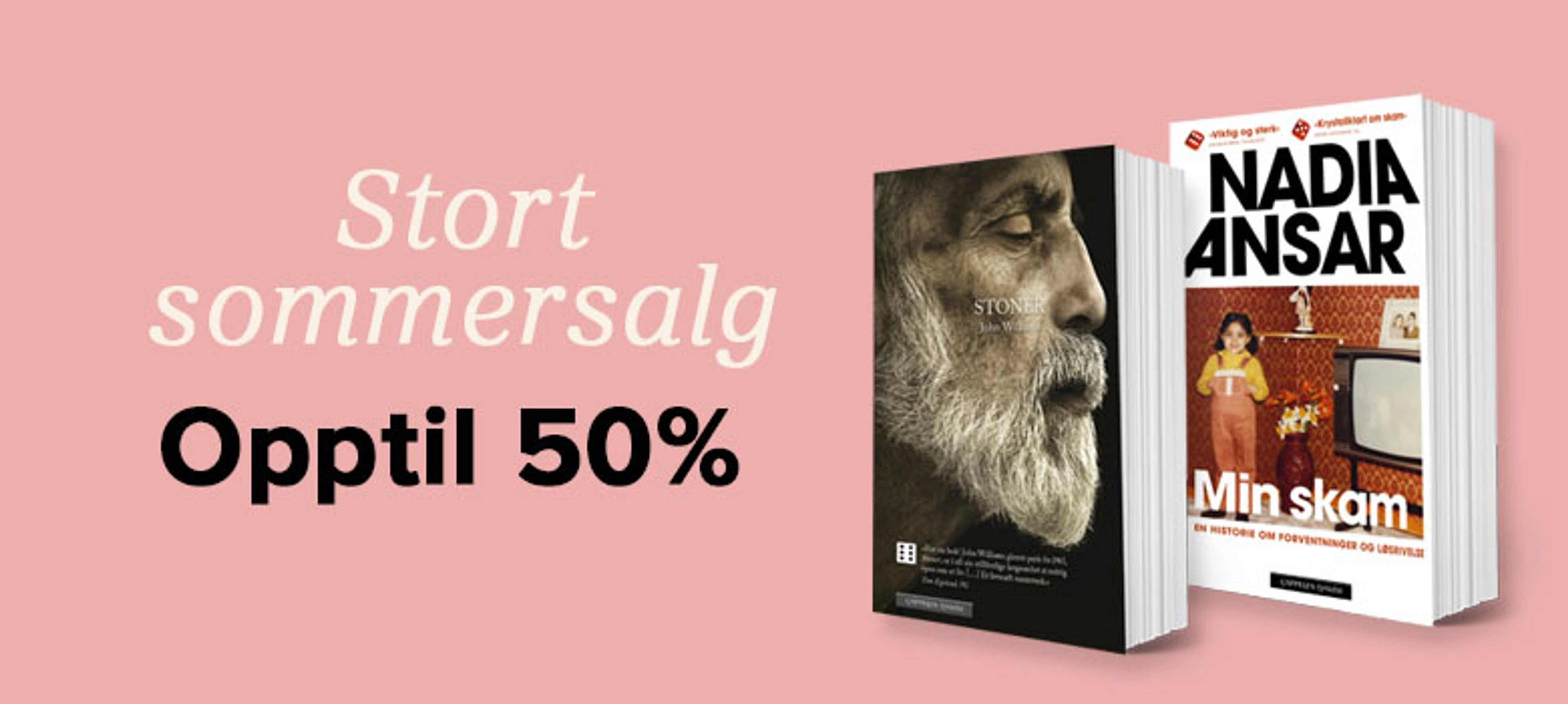 Stort sommersalg - Opptil 50%
