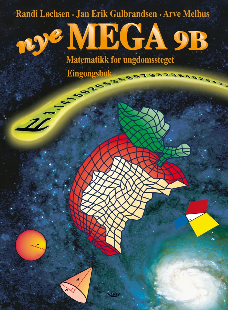 Omslag Nye Mega 9B elevbok nyn av Gulbrandsen, Jan Erik, Arve Melhus og Randi Løchsen (Innbundet)