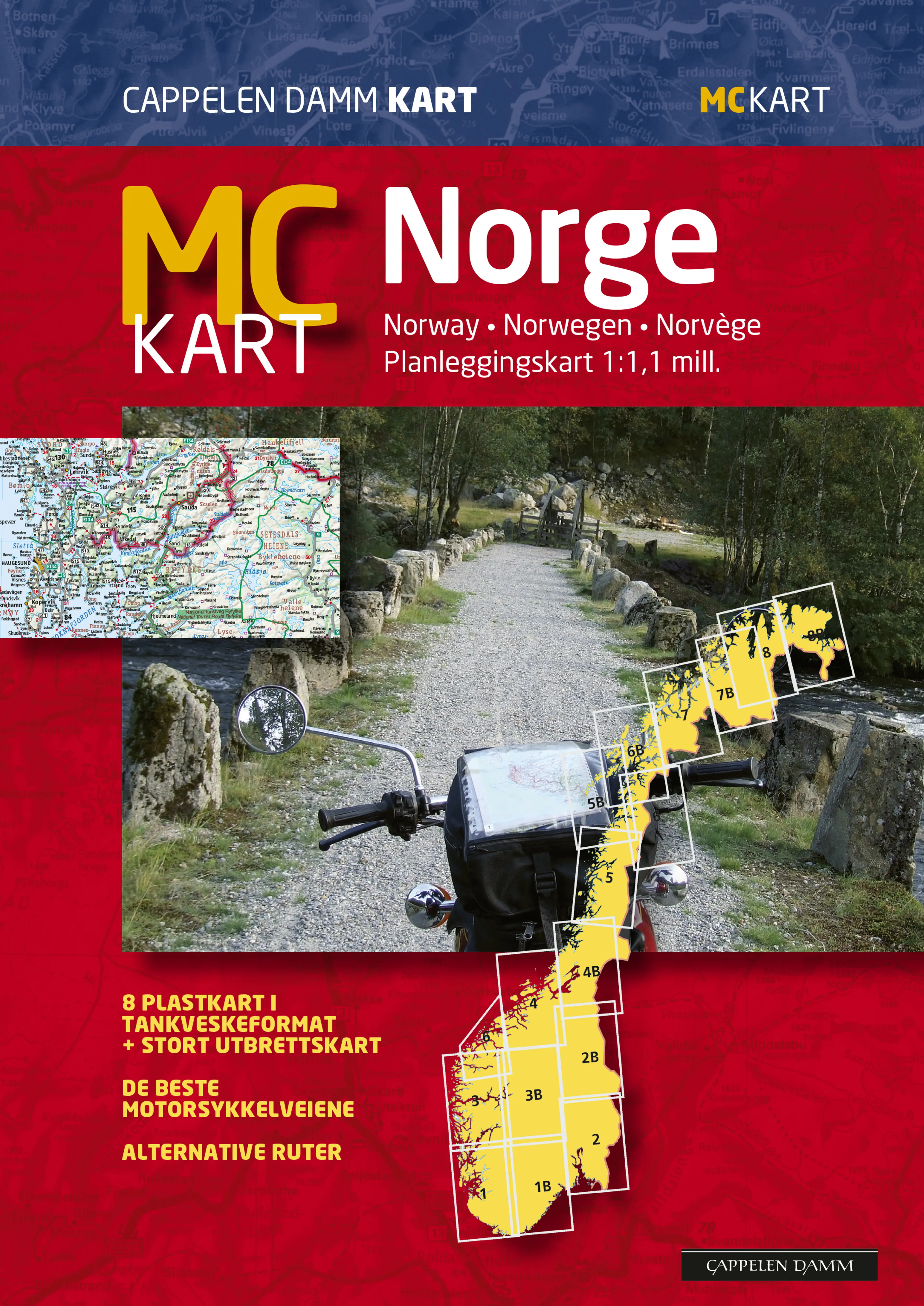 Omslag MC-kart Norge 2023 (Kart)