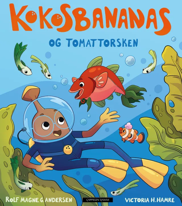 Omslag Kokosbananas og tomattorsken av Rolf Magne G. Andersen (Innbundet)