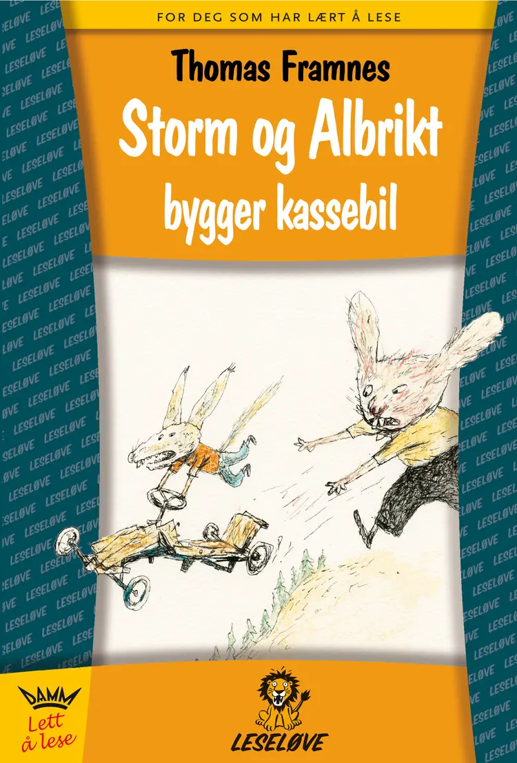 Omslag Leseløve - Storm og Albrikt bygger kassebil av Thomas Framnes (Innbundet)