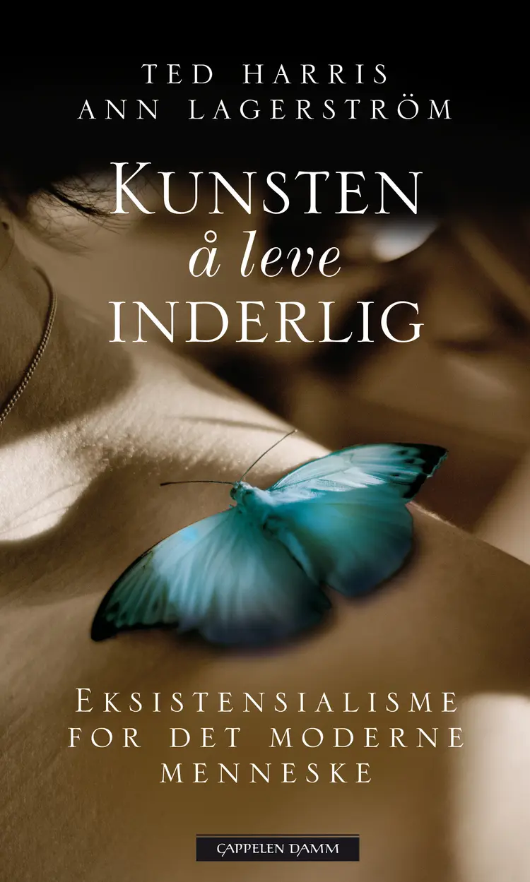 Omslag Kunsten å leve inderlig av Ann Lagerström og Ted Harris (Innbundet)