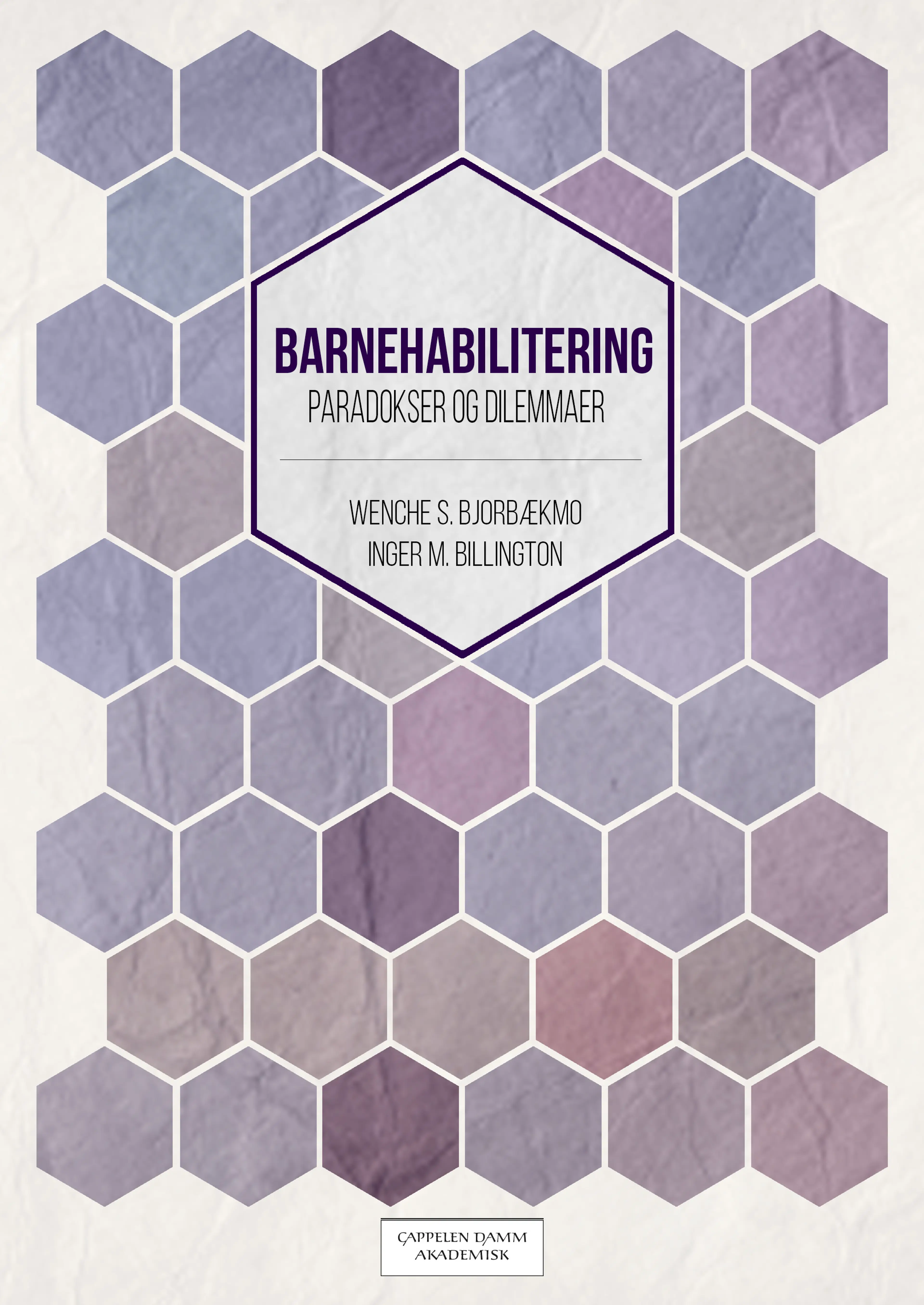 Omslag Barnehabilitering av Inger Billington og Wenche Schrøder Bjorbækmo (Heftet)