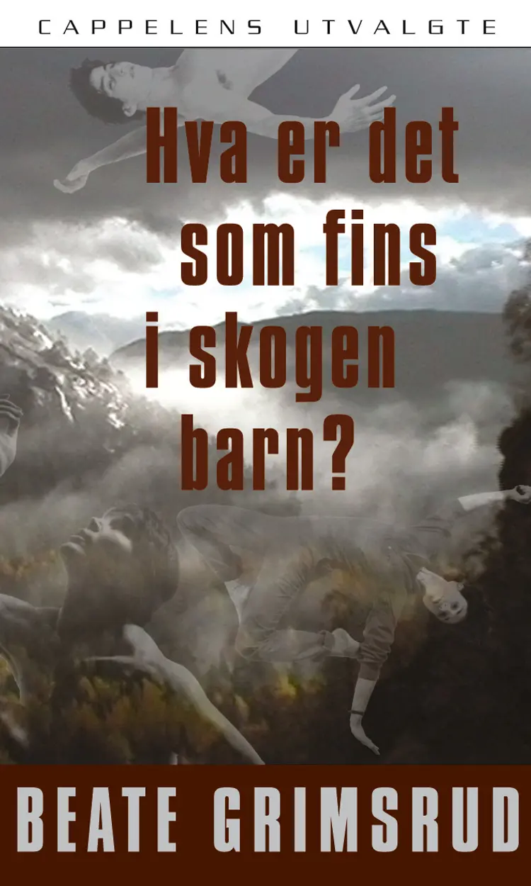 Omslag Hva er det som fins i skogen barn? av Beate Grimsrud (Heftet)