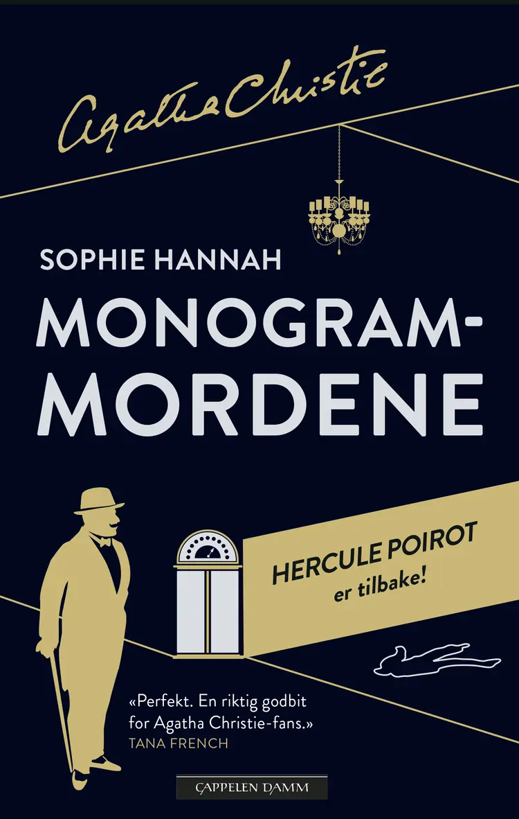 Omslag Monogram-mordene av Sophie Hannah (Innbundet)