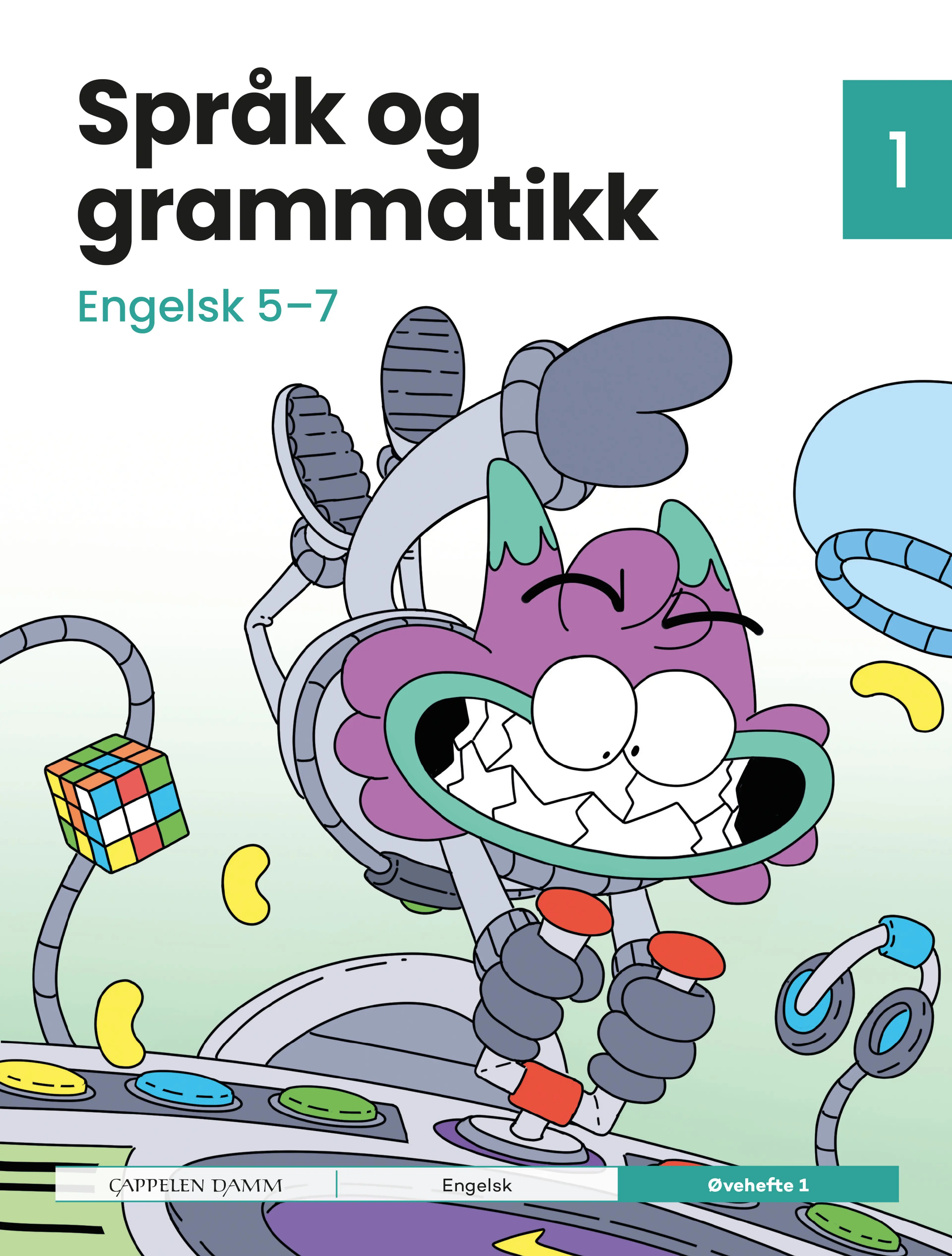 Omslag Språk og grammatikk Engelsk 5-7 Øvehefte 1 (Heftet)