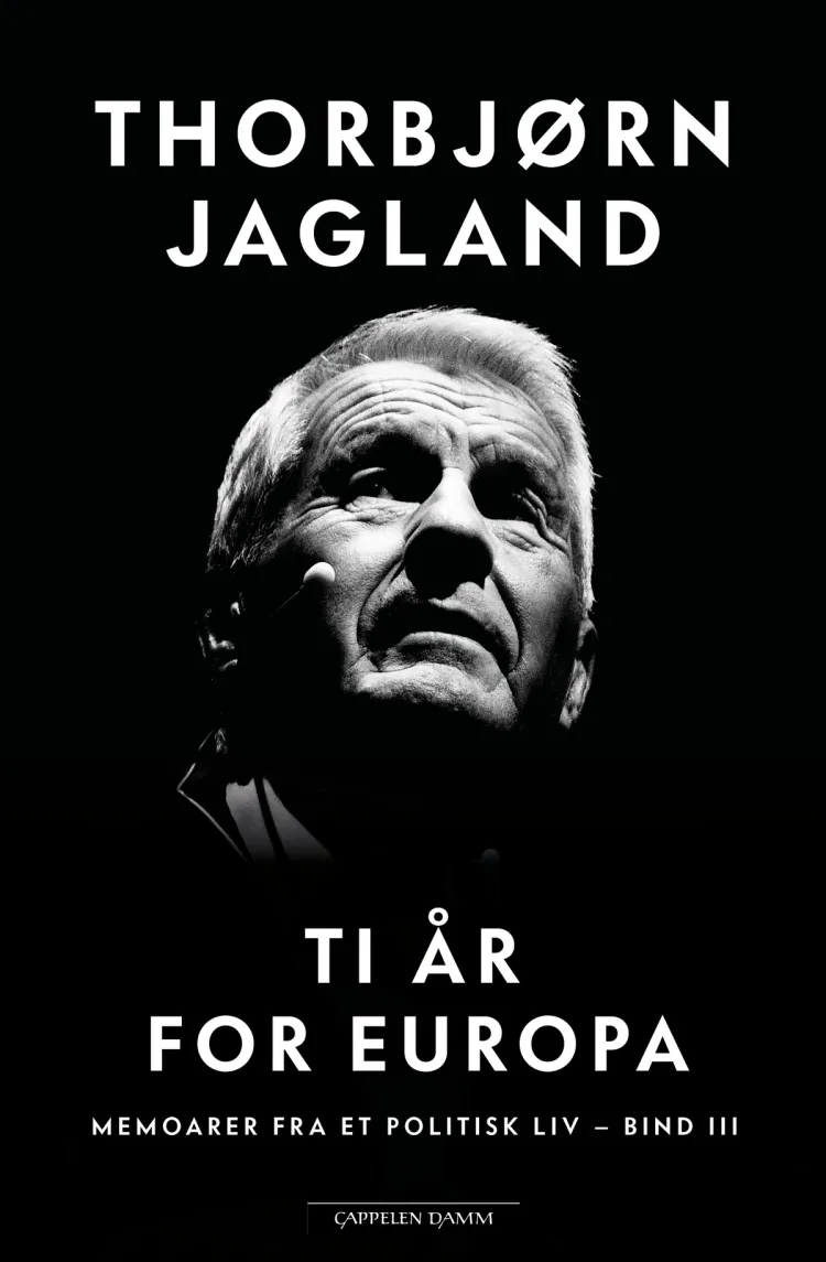 Omslag Ti år for Europa av Thorbjørn Jagland (Ebok)