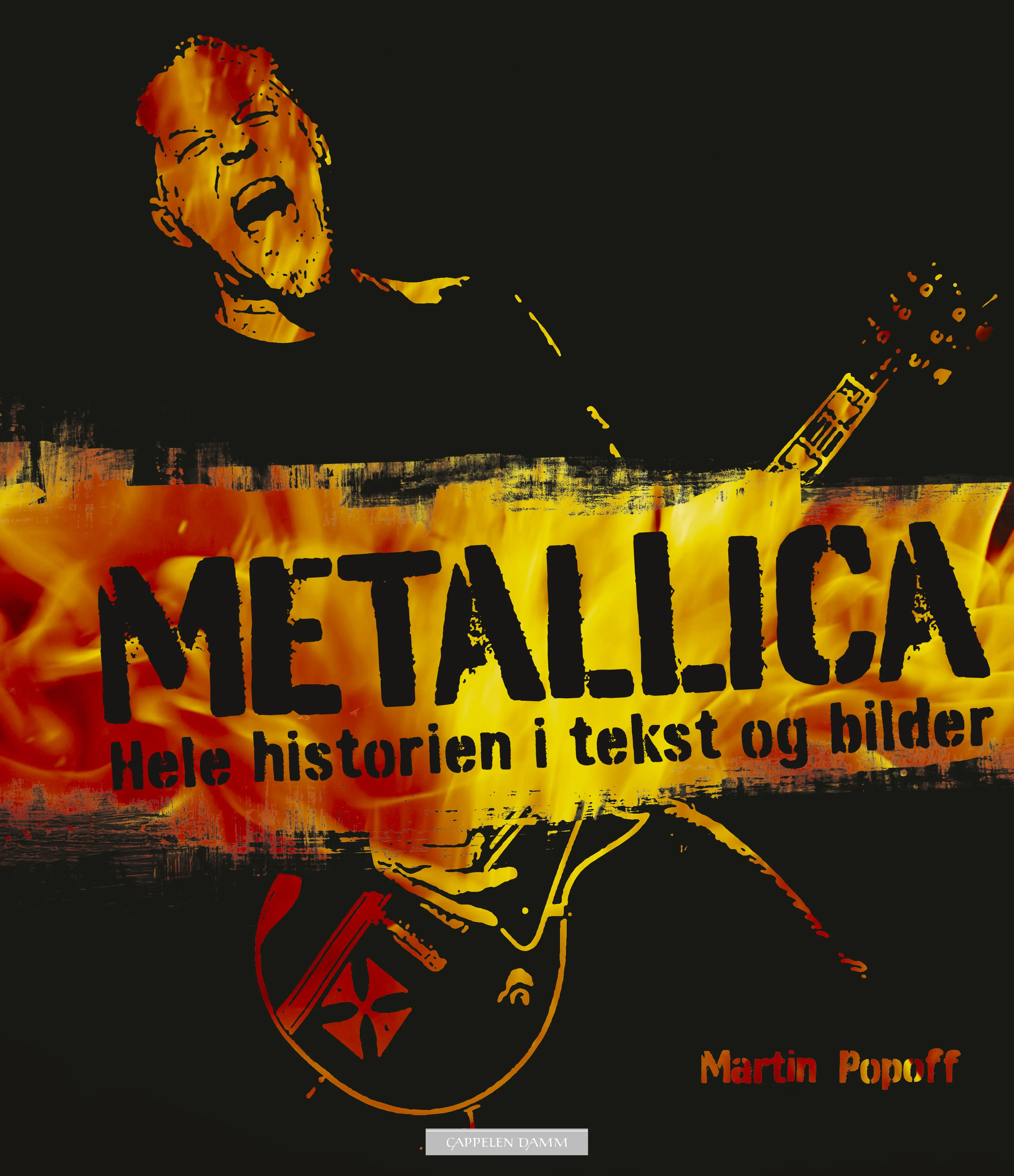 Omslag Metallica av Martin Popoff (Innbundet)