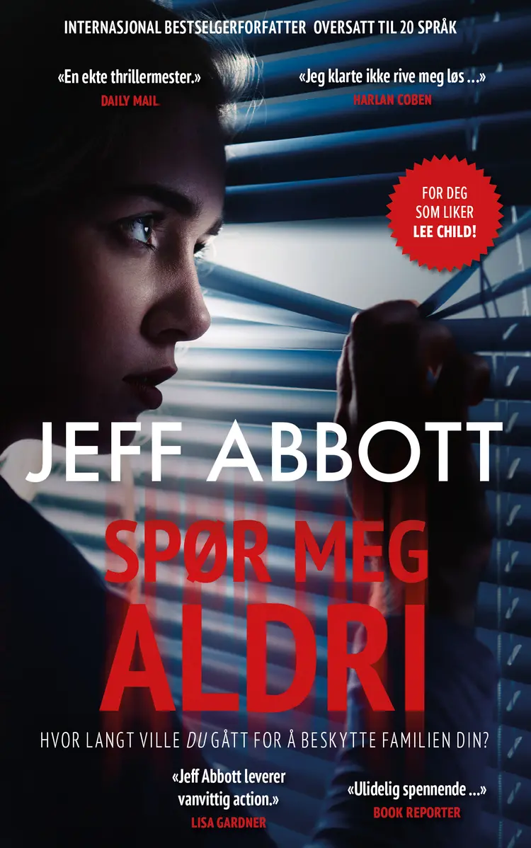 Omslag Spør meg aldri av Jeff Abbott (Ebok)