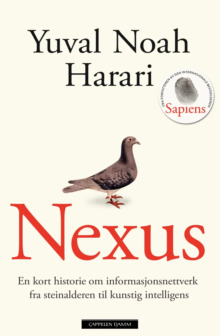 Omslag Nexus av Yuval Noah Harari (Innbundet)