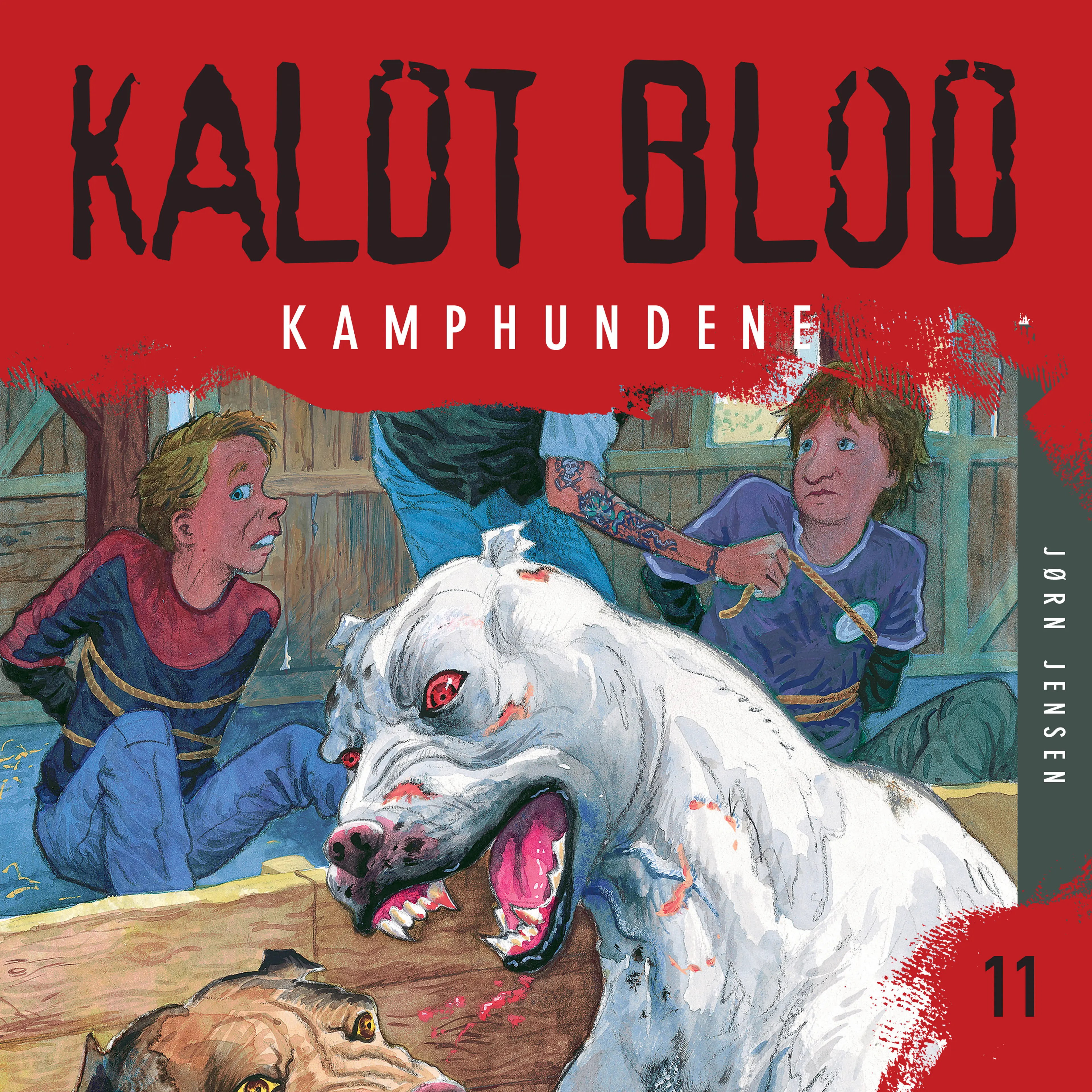Omslag Kaldt blod 11 - Kamphundene av Jørn Jensen (Lydbok)